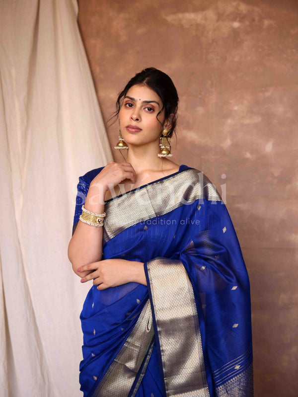 Sapphire - Handloom Silk Cotton Saree