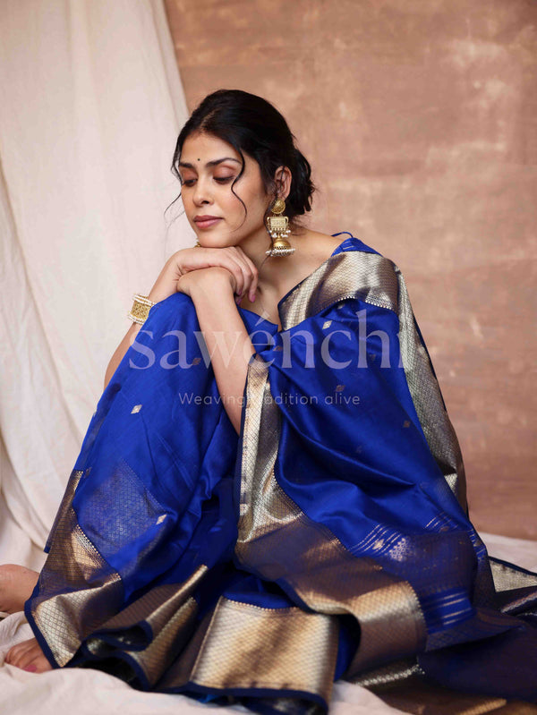 Sapphire - Handloom Silk Cotton Saree