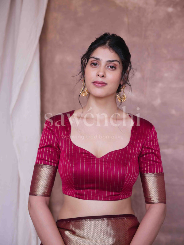 Bold Magenta - Handloom Silk Cotton Saree