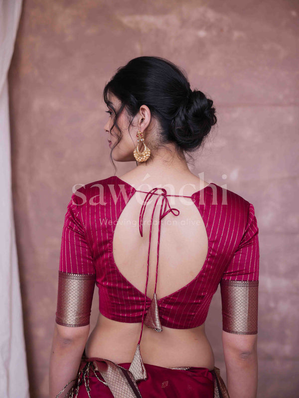 Bold Magenta - Handloom Silk Cotton Saree