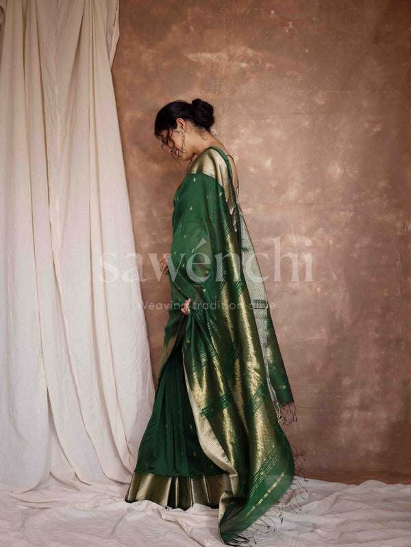 Emerald - Handloom Silk Cotton Saree
