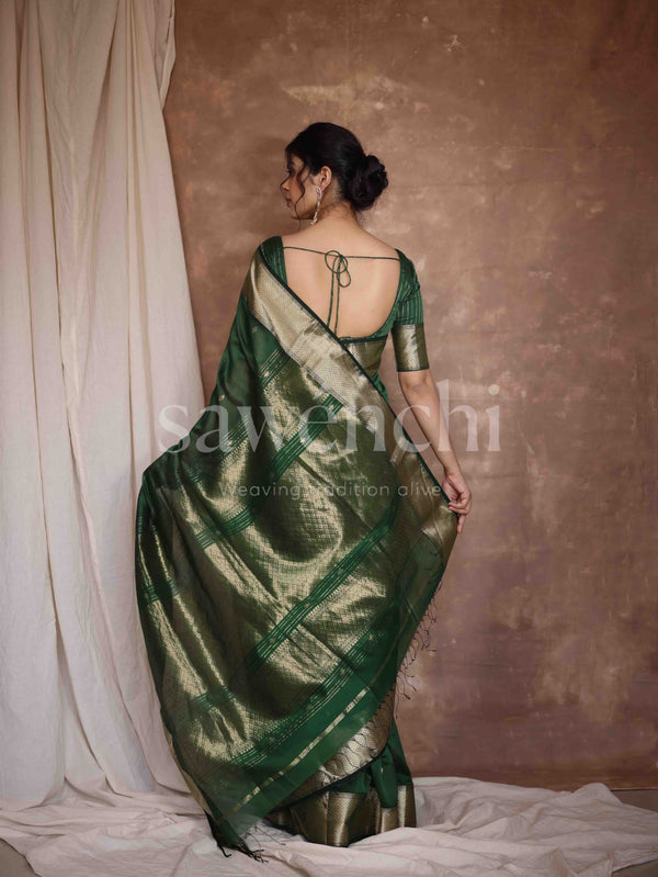 Emerald - Handloom Silk Cotton Saree