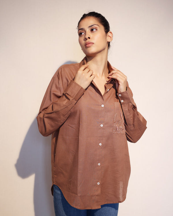 Chicoo handloom linen cotton Shirt