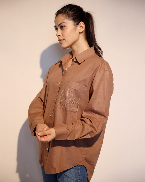 Chicoo handloom linen cotton Shirt