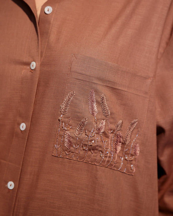 Chicoo handloom linen cotton Shirt