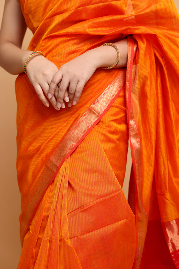 Kesariyaa saree