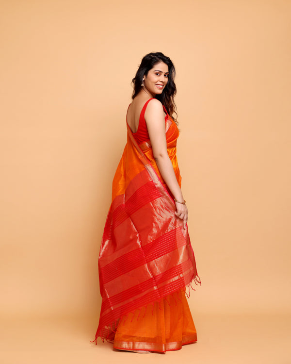 Kesariyaa saree