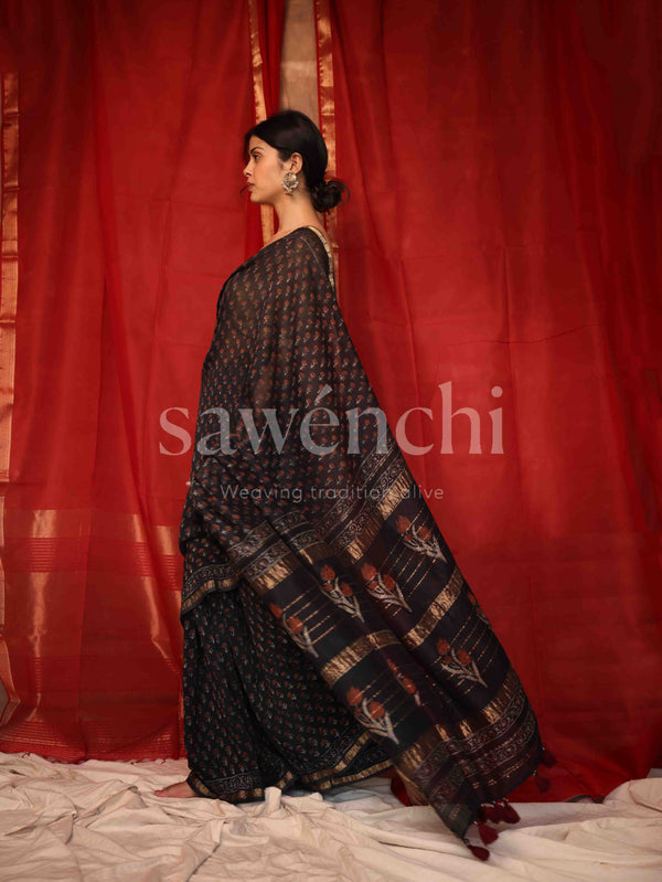 Krishna - Handloom Silk Cotton Saree