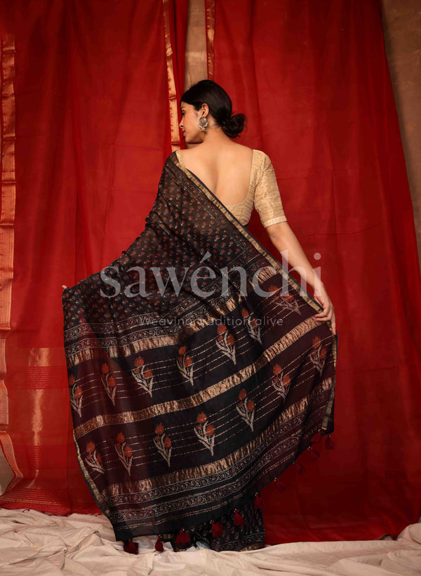 Krishna - Handloom Silk Cotton Saree