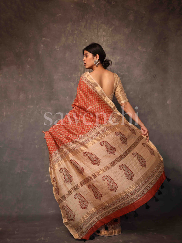 Maati - Handloom Silk Cotton Saree