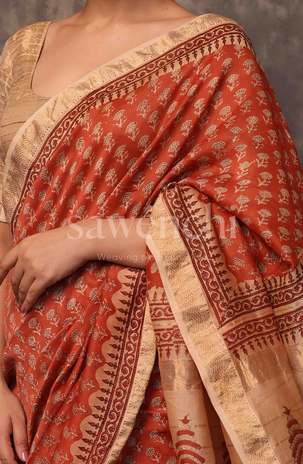 Kumudini - Handloom Silk Cotton Saree