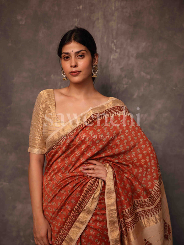 Kumudini - Handloom Silk Cotton Saree