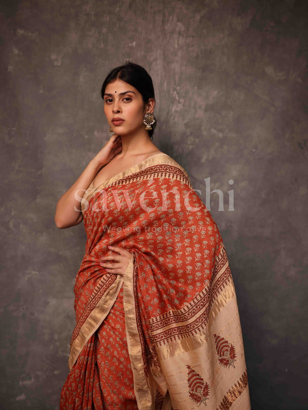 Kumudini - Handloom Silk Cotton Saree