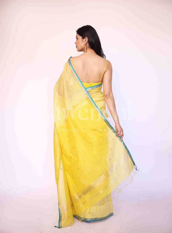 Golden Softness - Handloom Silk Cotton Saree ( SHIPPING TIME 20 DAYS )