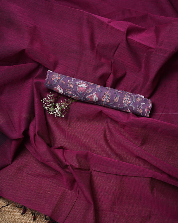 Zesty wine Saree