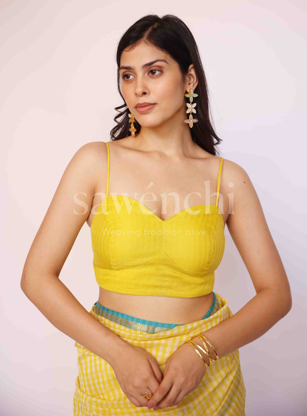 Golden Softness - Handloom Silk Cotton Saree ( SHIPPING TIME 20 DAYS )