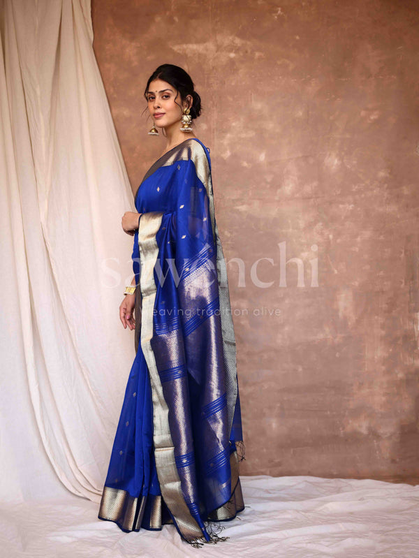 Sapphire - Handloom Silk Cotton Saree
