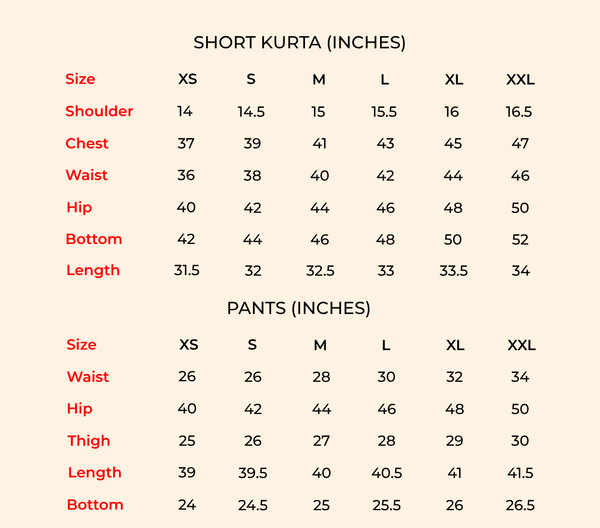 Green linen short kurta pant set
