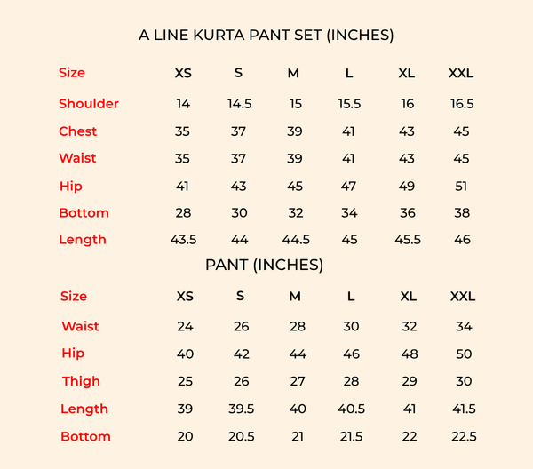 Blue linen Applique kurta set