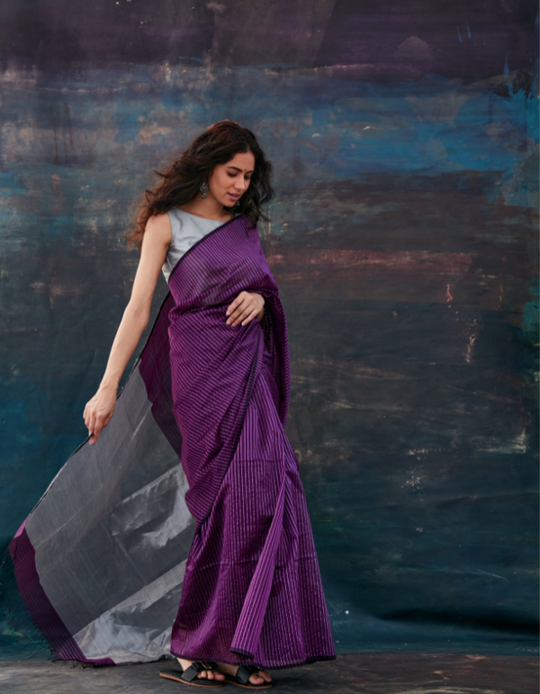 Amethyst Saree