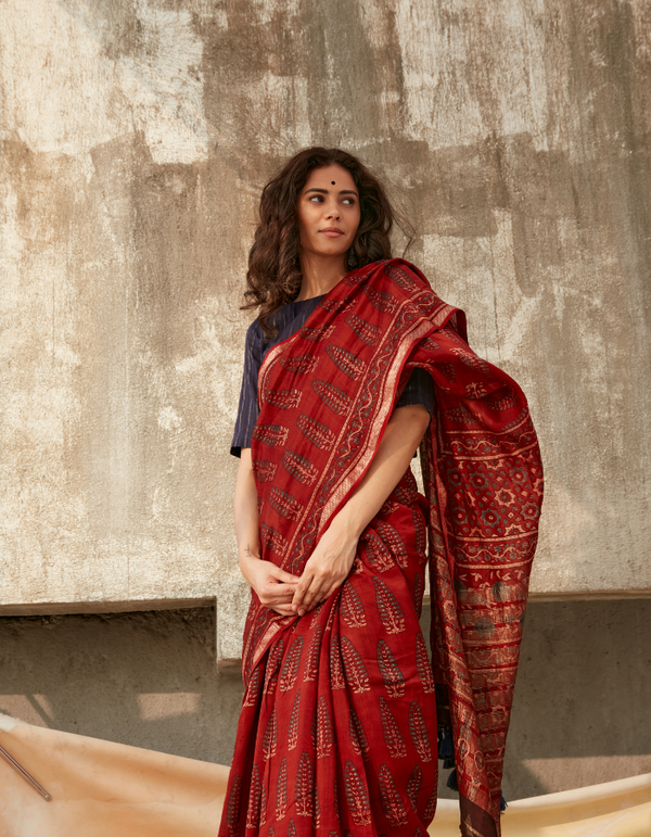 Gerua Saree