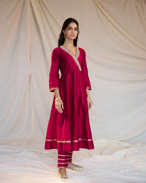 anarkali pink