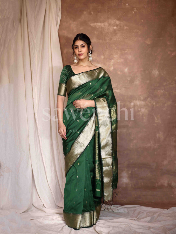 Emerald - Handloom Silk Cotton Saree