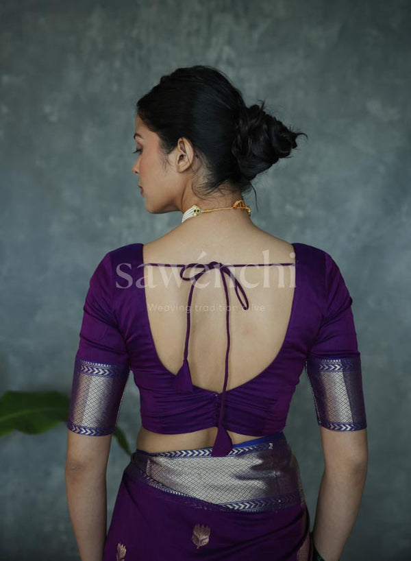 Jamuni lotus saree