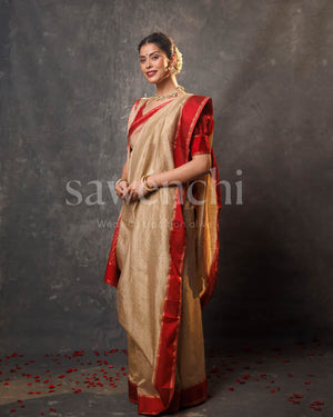 Golden Saree