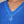 Blue linen plain dress