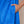 Blue linen plain dress