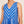 Blue linen stripe dress