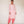 Peach stripe shirt kurta set