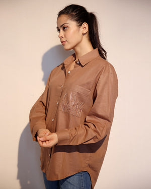 Chicoo Handloom Linen Cotton Shirt