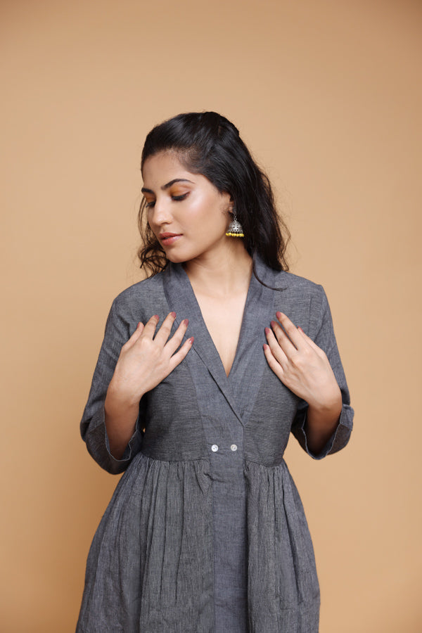 Handloom cotton kurta pant Co-ord set