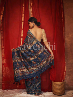 Mehva - Handloom Silk Cotton Saree