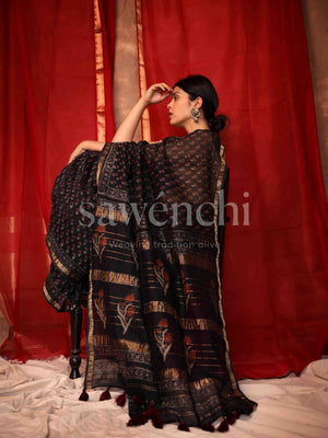 Krishna - Handloom Silk Cotton Saree