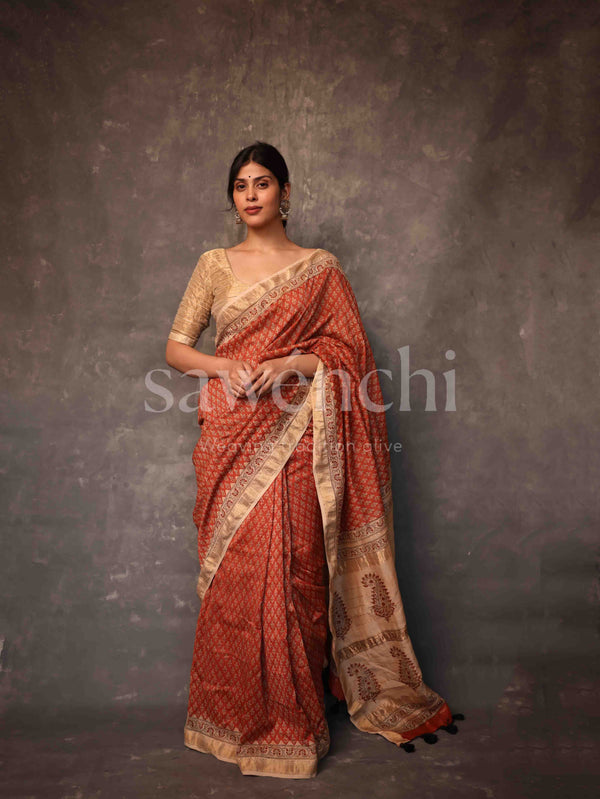 Maati - Handloom Silk Cotton Saree