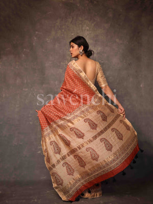 Maati - Handloom Silk Cotton Saree