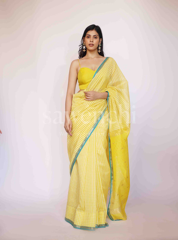 Golden Softness - Handloom Silk Cotton Saree
