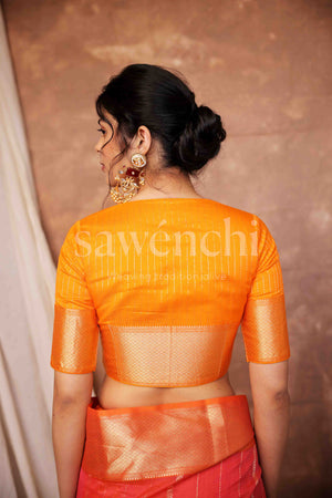 Sunlit Drape - Handloom Silk Cotton Saree