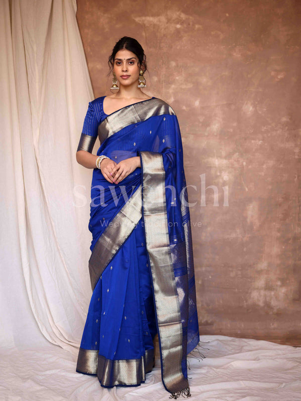 Sapphire - Handloom Silk Cotton Saree