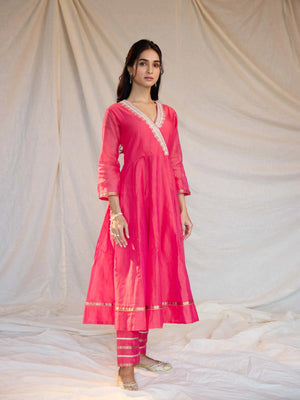 anarkali orange