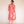 Peach linen Applique kurta set