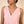 Peach linen stripe dress
