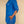 Blue linen short kurta pant set