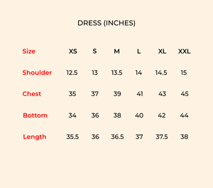 Blue Linen Plain Dress
