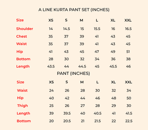 Blue Linen Appliqué Kurta Set