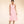 Peach Linen Stripe Dress