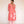 Peach Linen Appliqué Kurta Set